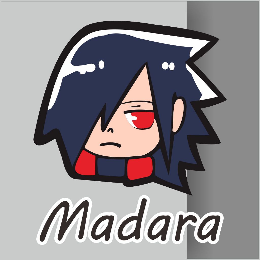 

Stiker Anime Madara Naruto Shipuden Sticker Anime Satuan Anti Air Sticker Tumblr Laptop Stiker Koper Helm