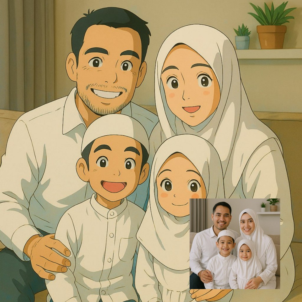 JASA EDIT FOTO JADI ANIMASI | KARTUN | ANIME STYLE | BISA REQUEST