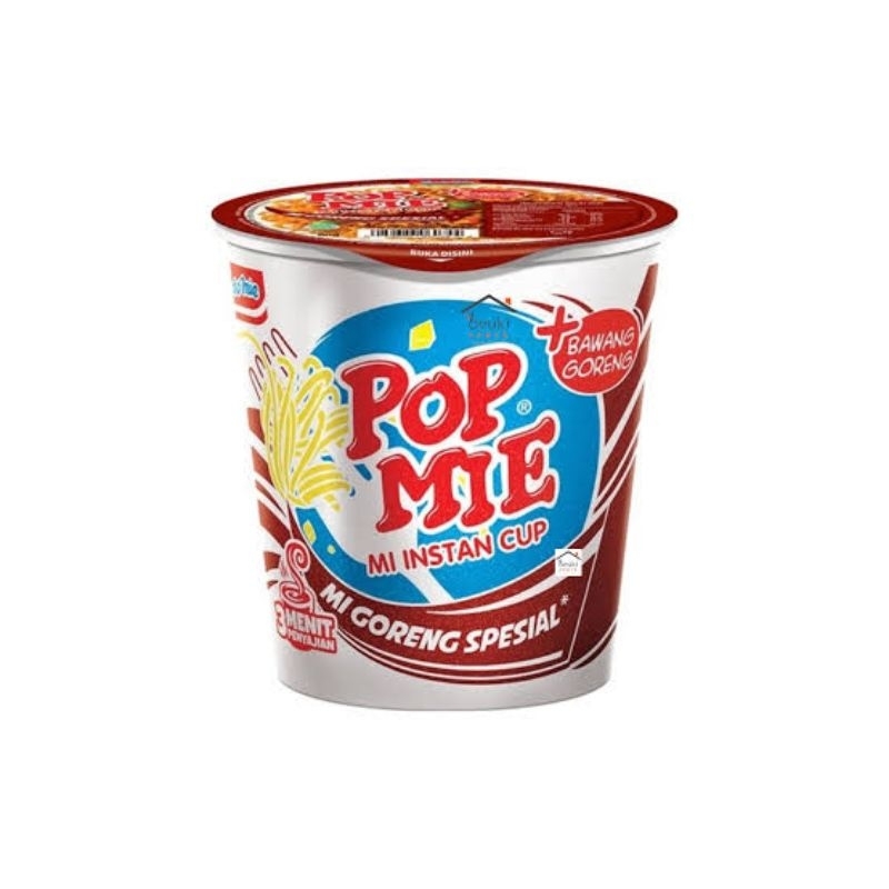 Pop Mie Baso / Pop Mie Kari Ayam / Pop Mie Goreng