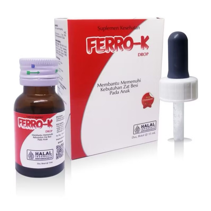 FERRO-K DROP 15 ML | Suplemen Zat Besi untuk Bayi