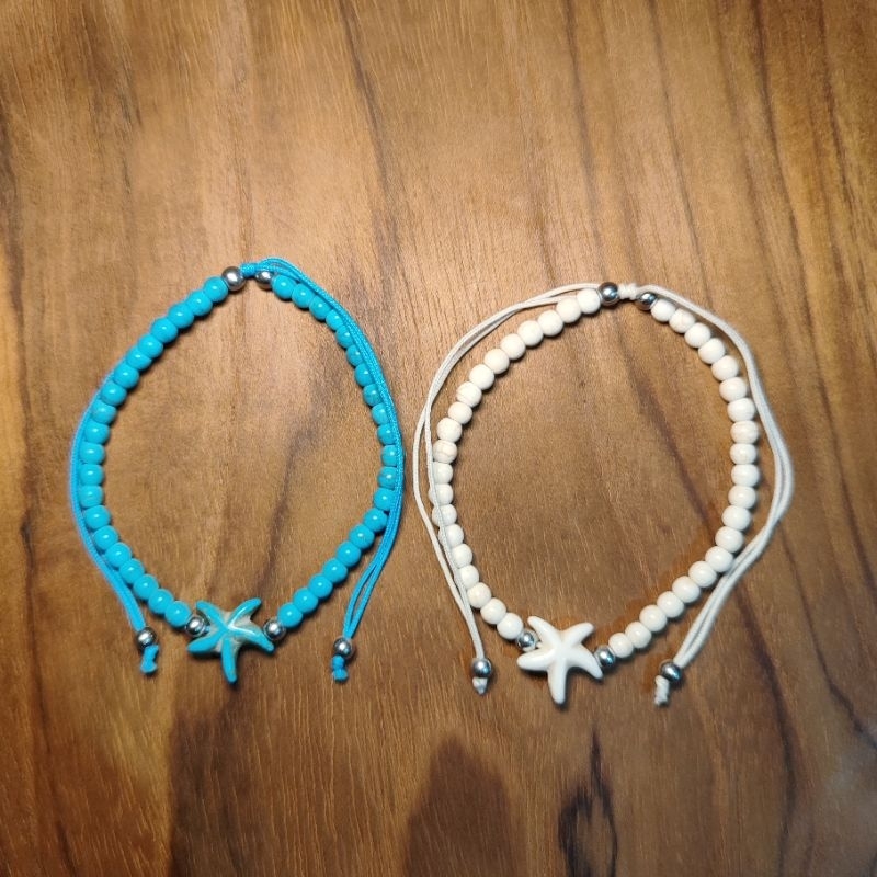 [AKSESORIS GELANG BALI] Gelang Pirus Bintang Serut Gelang Etnik Bali Handmade