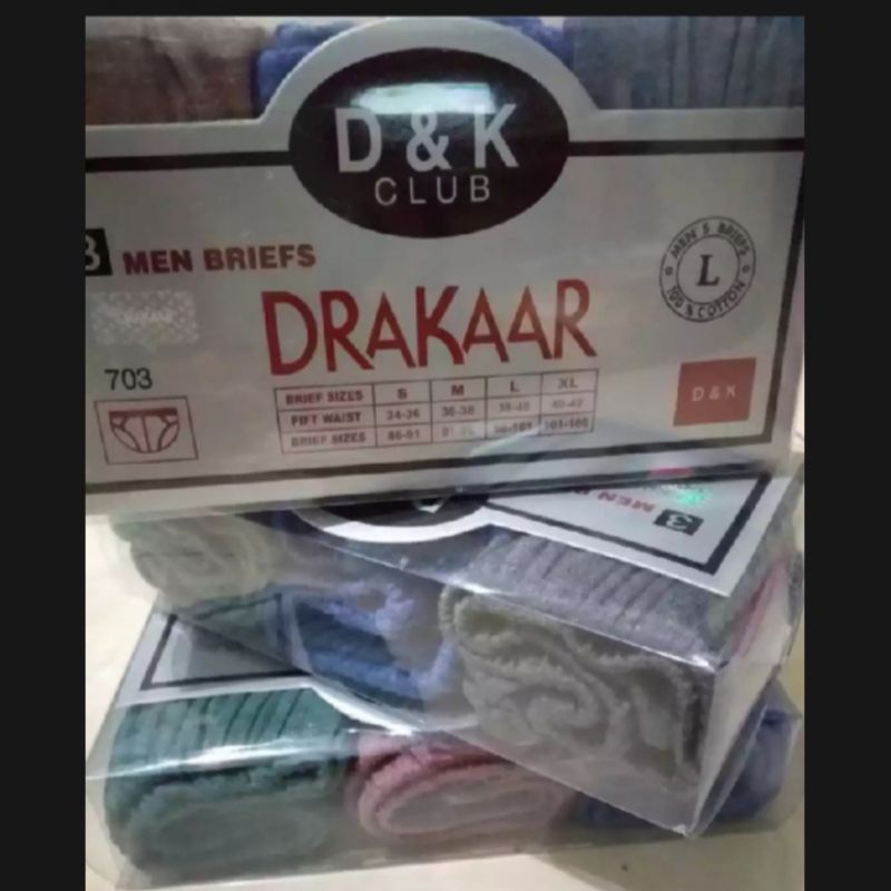 3pcs celana dalam pria drakar celana dalam laki dewasa