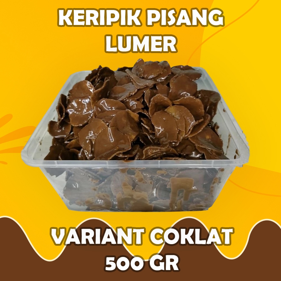 

Keripik Pisang Coklat Lumer Thinwal 1500ml (500g)