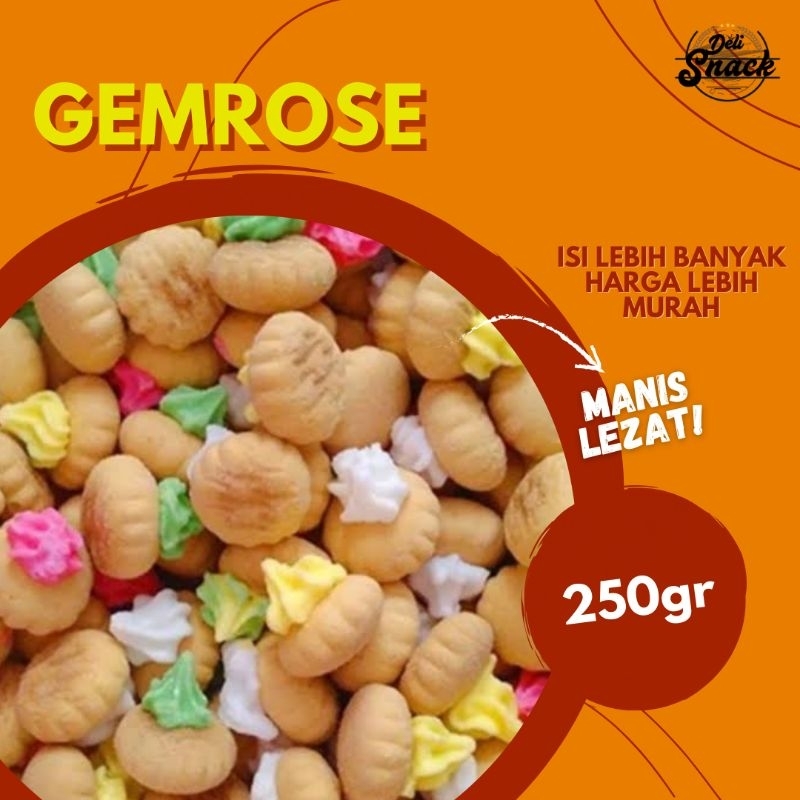 

[250gr] GEMROSE MANIS SNACK GROSIR | Delisnack