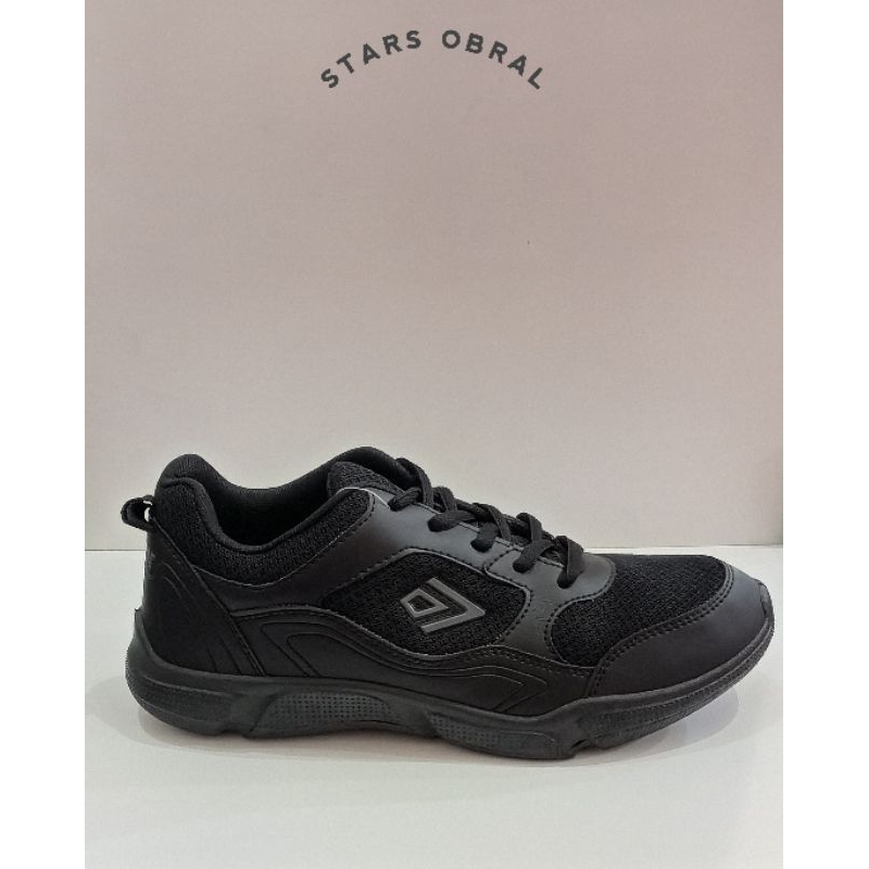 Sepatu Sport Pria Remaja Conae Gavin Black Full