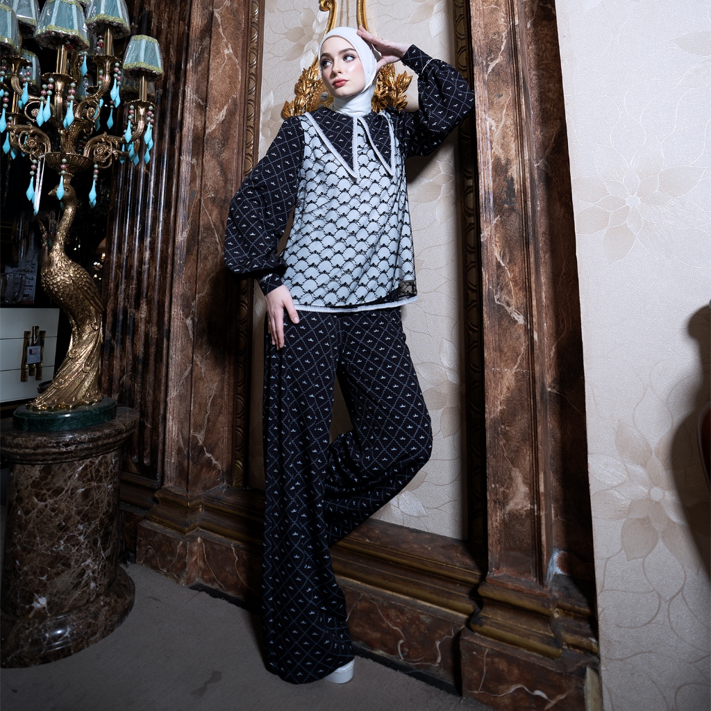 MANDJHA Jemina Set By IVAN GUNAWAN - Raya Busana/Baju Muslim Setelan Modest ORIGINAL