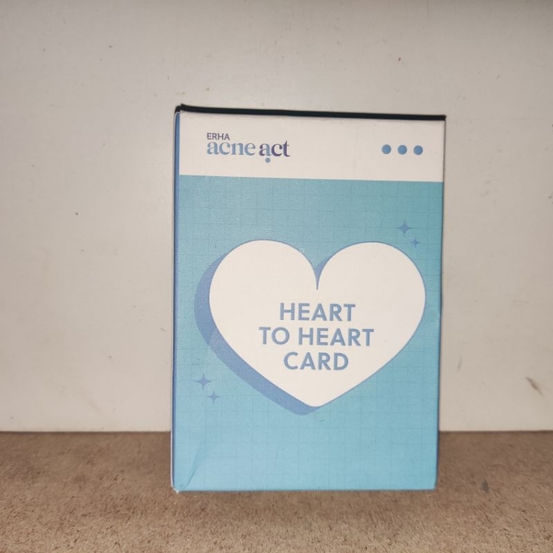 Produk Baru Erha Acne Act Heart to Heart Card Game