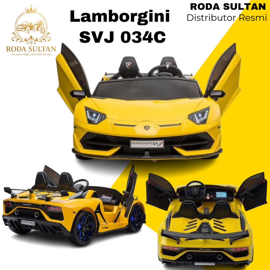 Mobil Aki anak Lamborghini Aventador SVJ 034C