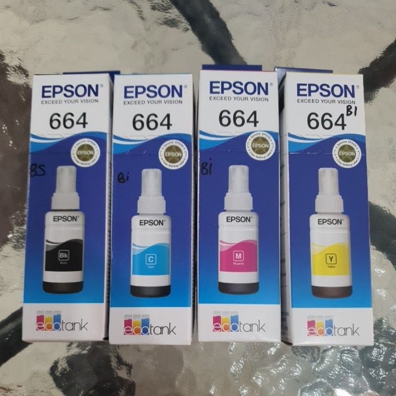 Tinta Epson 664 Original / tinta original epson 664 all warna