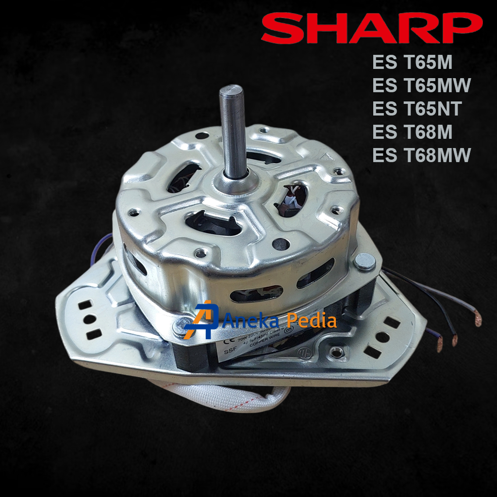 Premium DINAMO PENGERING ES T65 T68 M MW NT Motor SPIN Mesin Cuci 2 Tabung SHARP T65M T65MW T65NT