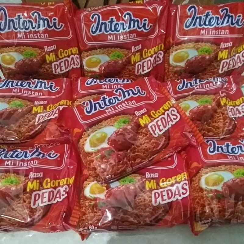 

Intermie mie goreng Pedass 10pcs..