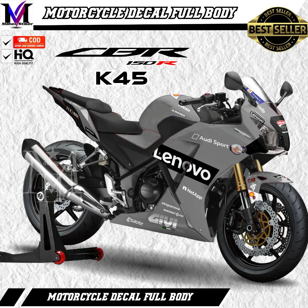 Decal CBR K45 Lokal Fullbody Variasi Ducati