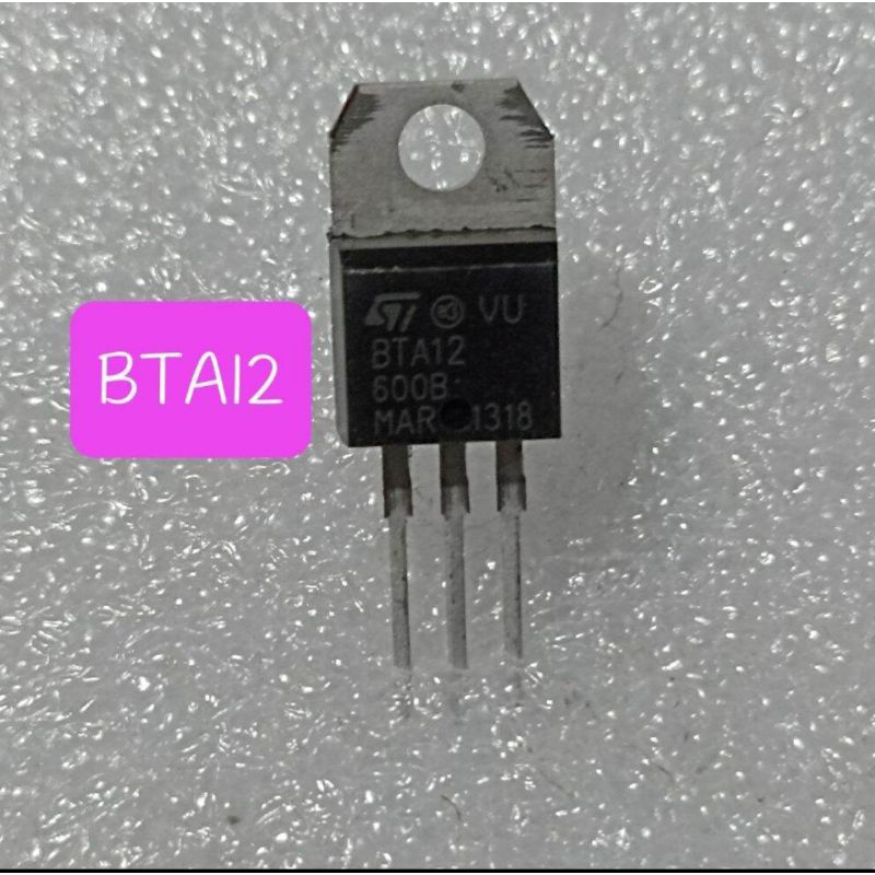 TRANSISTOR BTA12 BTA 12 600B mar