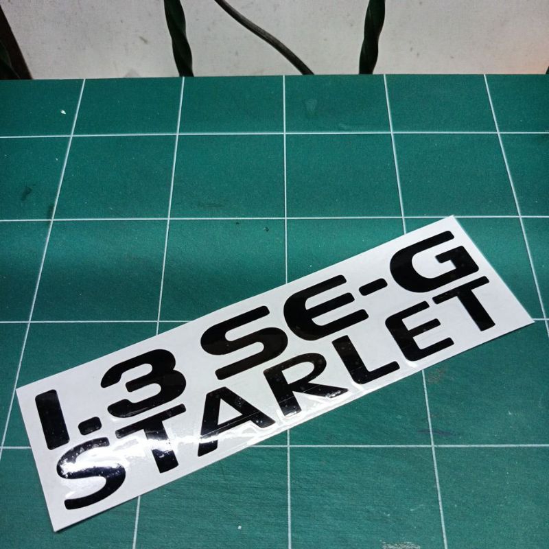 Stiker Bagasi Starlet Kapsul
