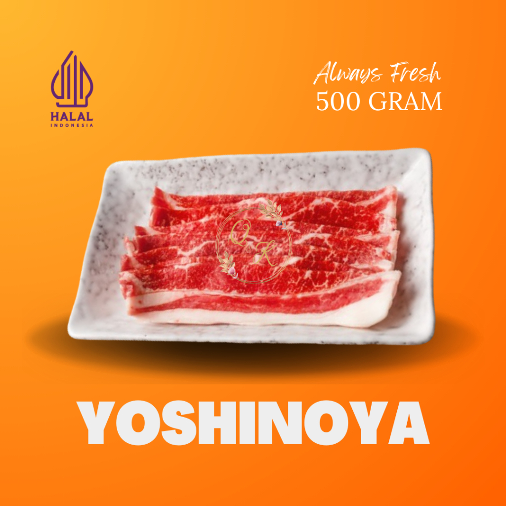 

Daging Sapi Sliced Beef / Yoshinoya Beef. Frozen 500 gram