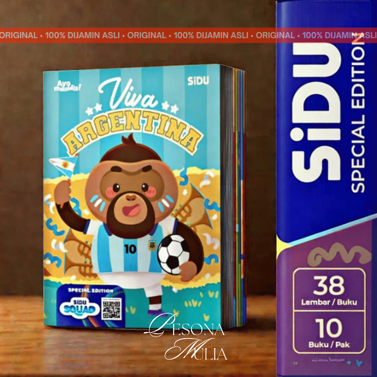 

SIDU Buku Tulis Sekolah 38 lembar Original Asli Bergaris Buku Catatan