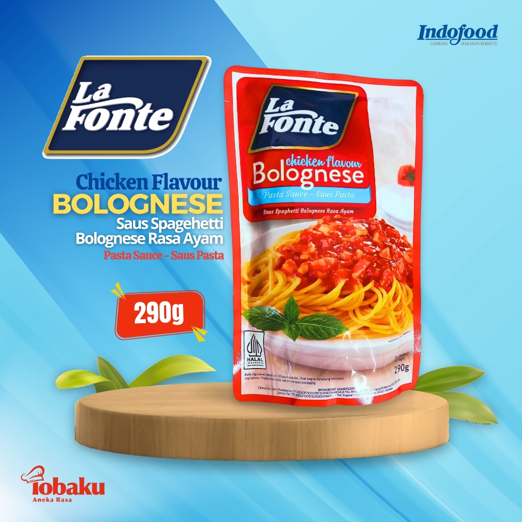 

La Fonte Chicken Flavour Bolognese Pasta Sauce - Saus Pasta Spaghetti Bolognese Rasa Ayam 290g