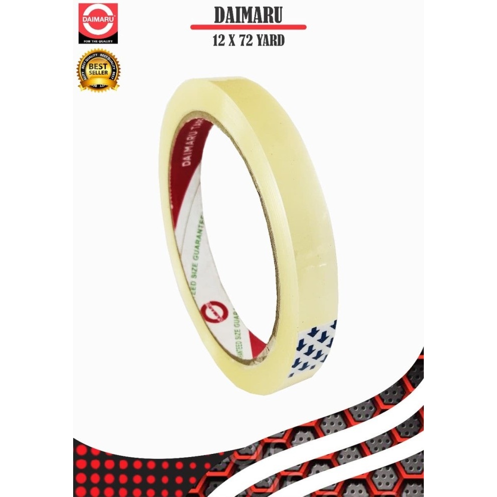

DAIMARU 12mm x 70m 1/2"inch isolasi isolatip bening 1Pcs saja