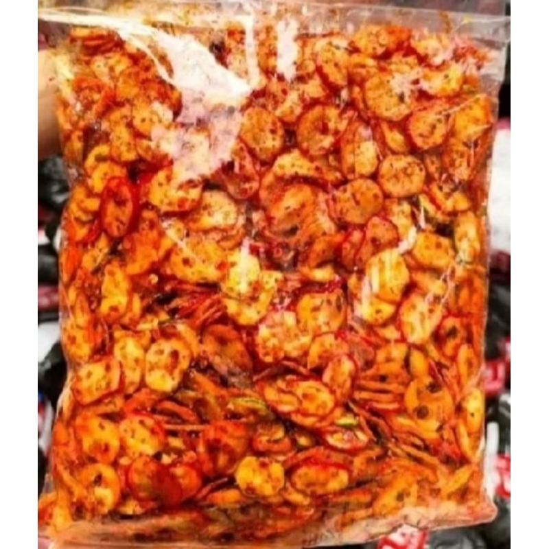 

Kripik seblak pedas kemasan 500gr