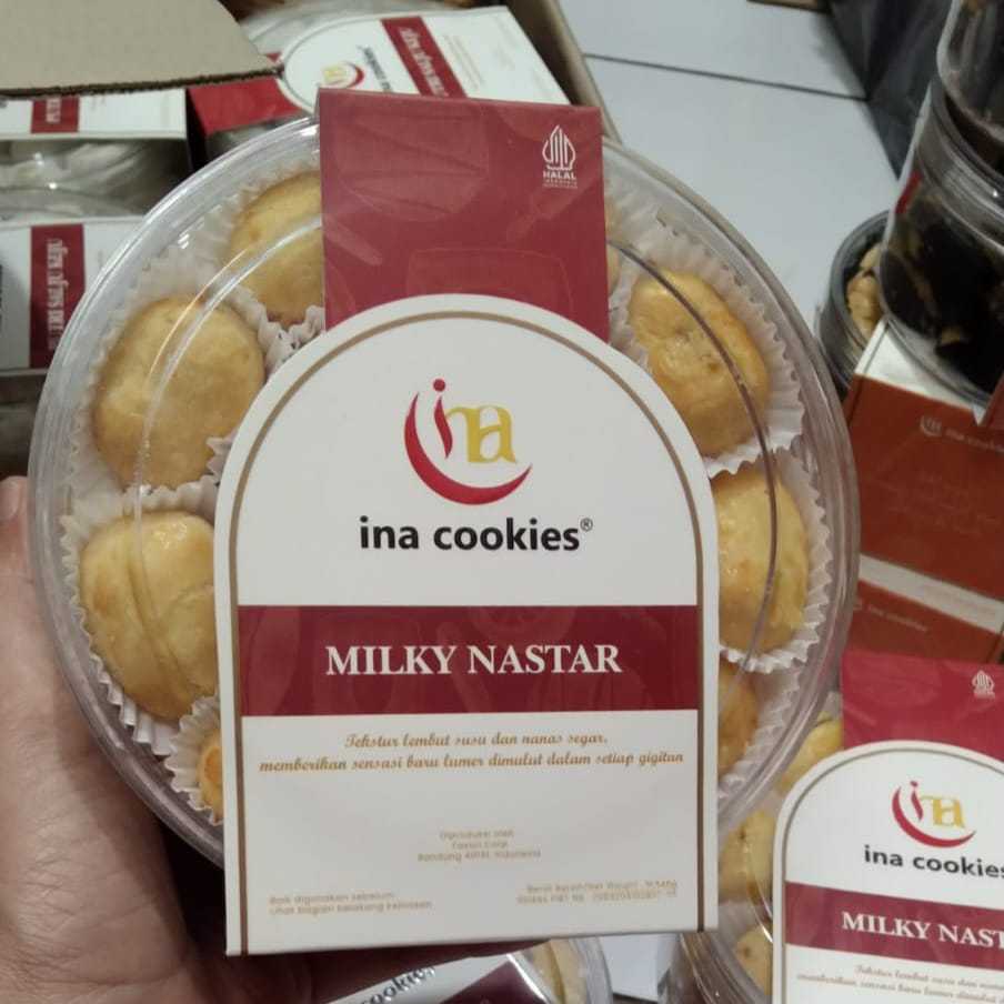 

Milky Nastar - Kue Kering Premium Toples Reguler by Ina Cookies / Nastar