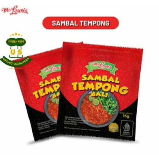 

Mc Lewis Sambal Tempong Bali ukuran 15 g