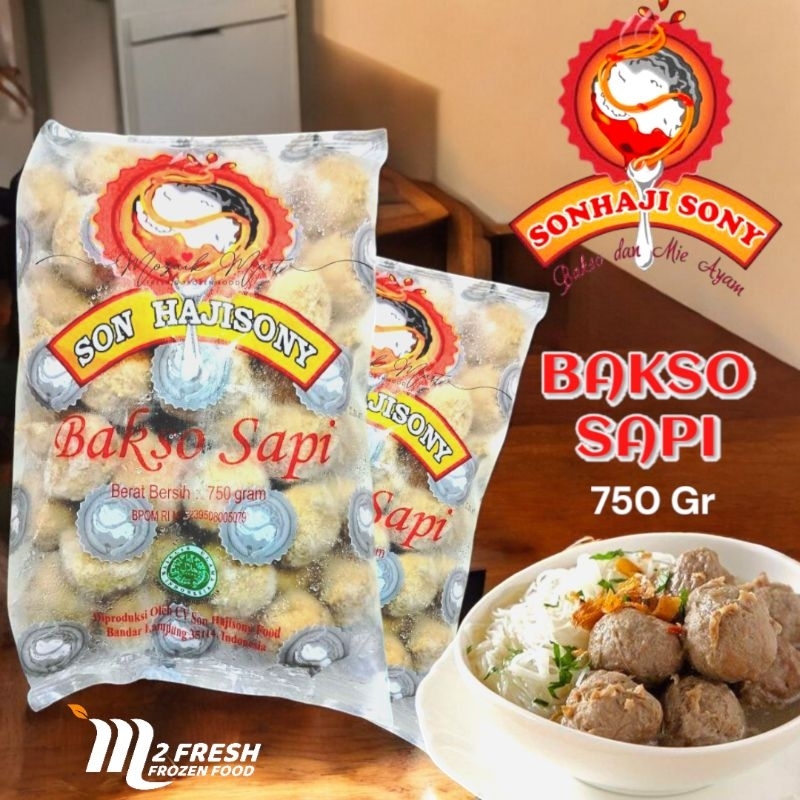 

bakso soni sapi 750g Free bumbu bakso sony