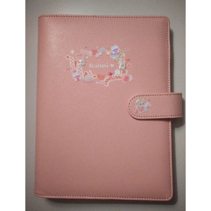 Sticker Deco Binder Photocard A5 | Kpop Binder Macaron Pink NewJeans Hanni kpop photocard sticker