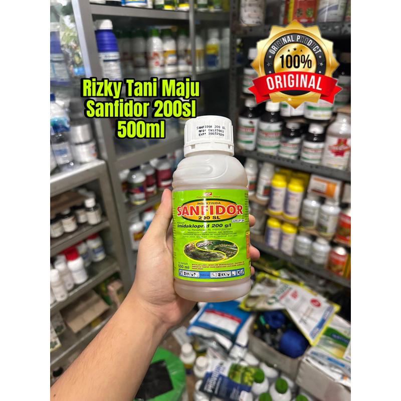 Sanfidor 200sl (500ml) Insektisida mengendalikan hama pada tanaman cabai,kedeli dan padi