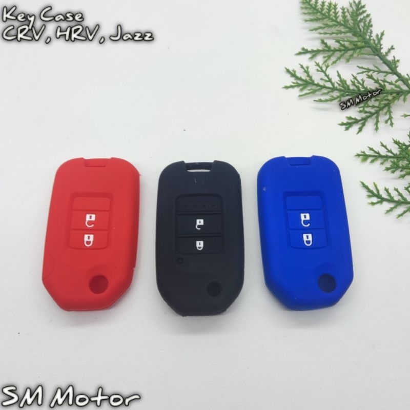 Silikon Kunci Remote Lipat Flip Key Honda Jazz, CRV, HRV 2Tombol