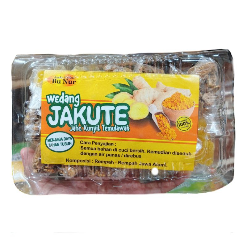 

Wedang jakute praktis - wedang seduh jahe kunyit - wedang temulawak - isi 10 - oleh-oleh khas kota Jogja