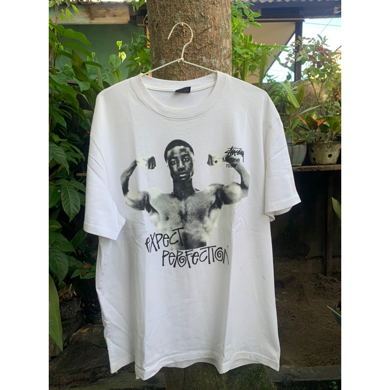 Stu**y Stand Firm x Martine Rose tee white