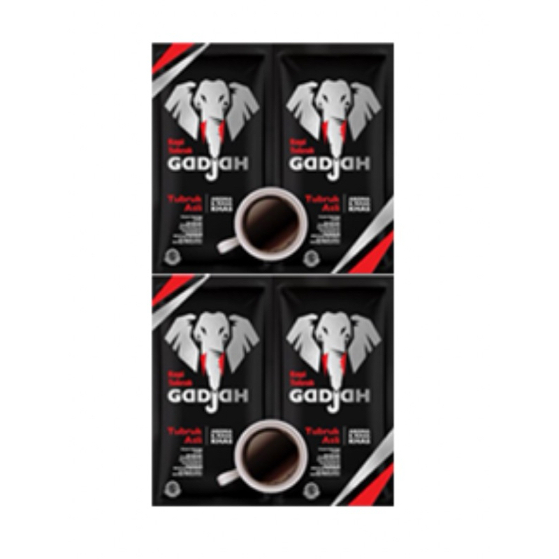 

Gadjah kopi tubruk asli 6gr X 10 sachet