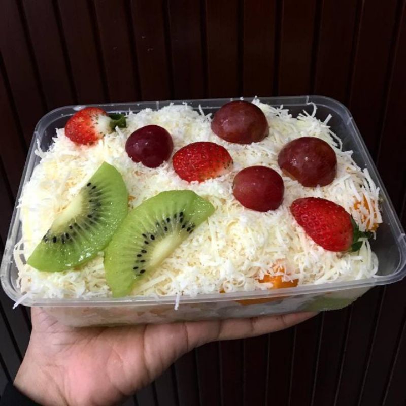 

PO Salad Buah ukuran 500 ml untuk acara wedding/syukuran/arisan/ulang tahun