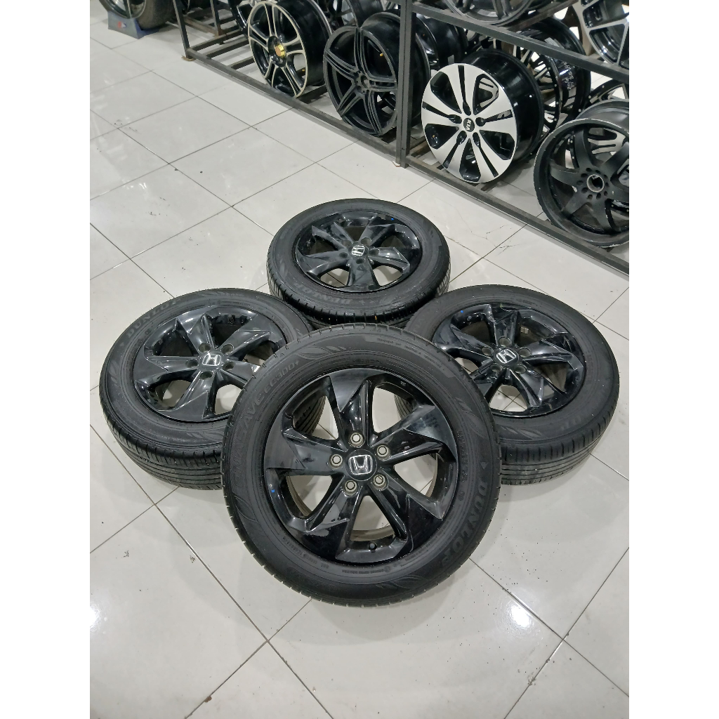 velg mobil bekas honda brv r16x6 5x114,3 et 50 plus ban 215 60 r16