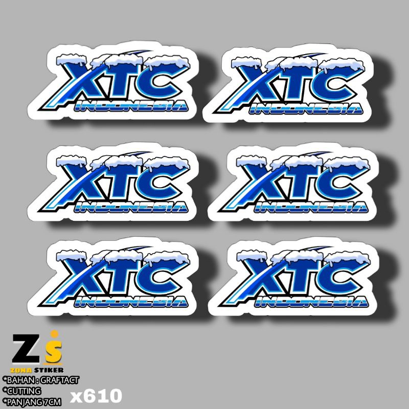 

xtc indonesia stiker 6pcs anti air x610