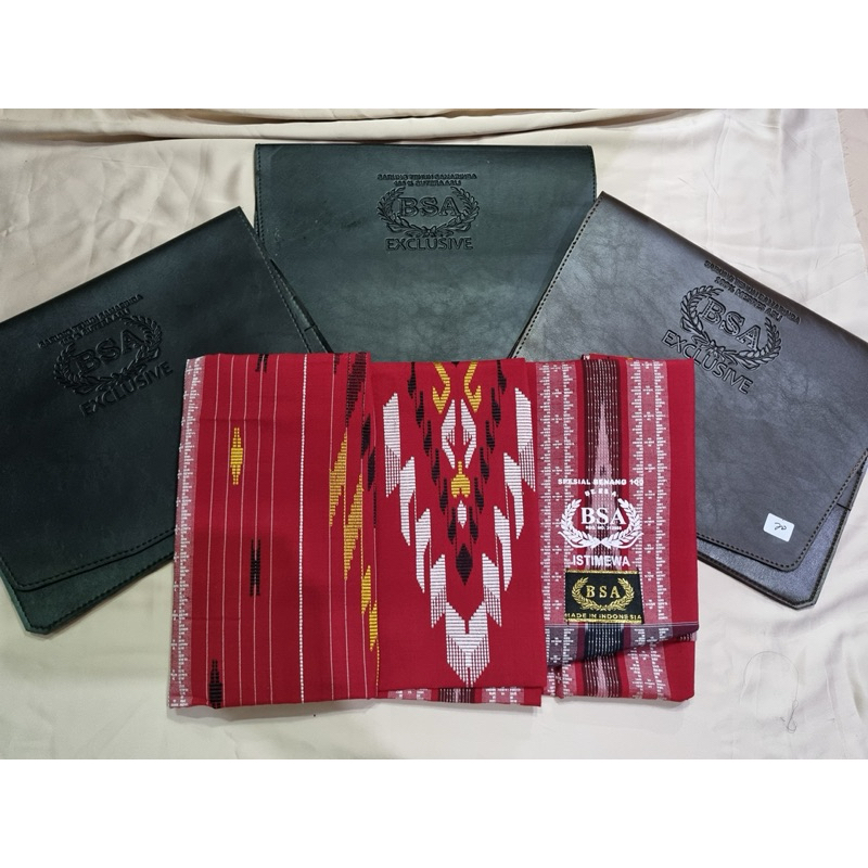 Sarung BSA Spesial Benang 100 ISTIMEWA EXCLUSIVE Motif mewah elegant