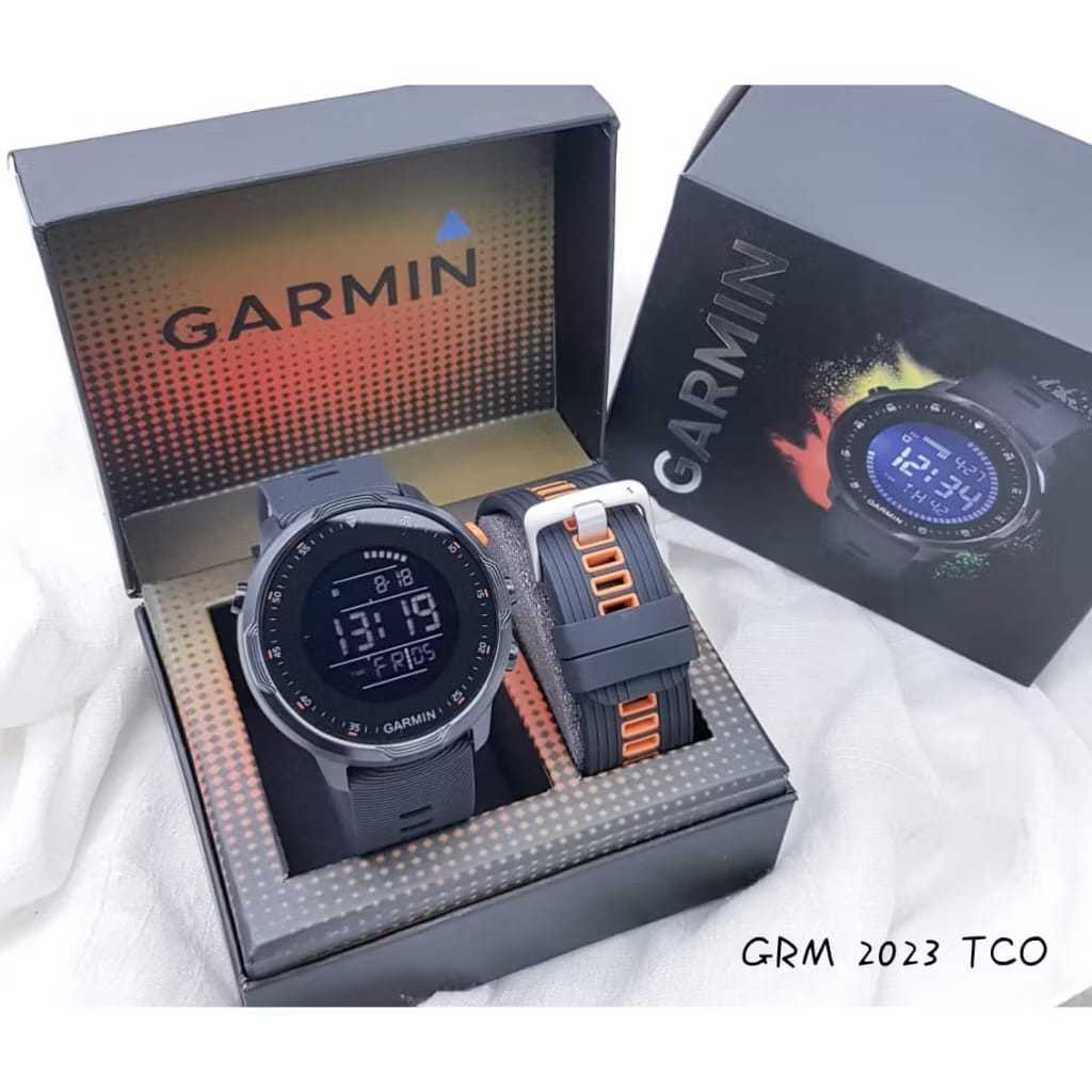BestSeller Jam Tangan Pria Digital Garmin FullSet Sesuai Foto