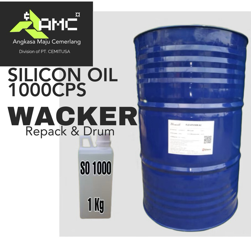 Silicon Oil Wacker 1000cps/AMC Silicon Oil Wacker 1000cps/Silicon Oil 1 liter