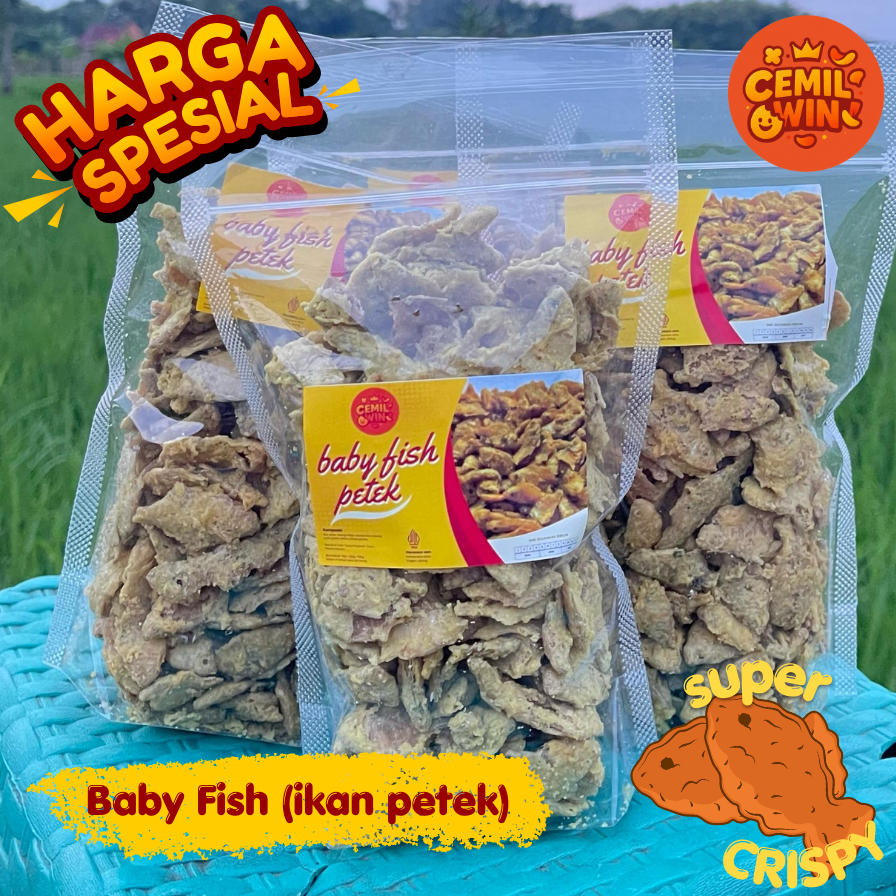 

Cemilan Ikan Petek Crispy 200g | Baby Fish Gurih Renyah by CemilWin