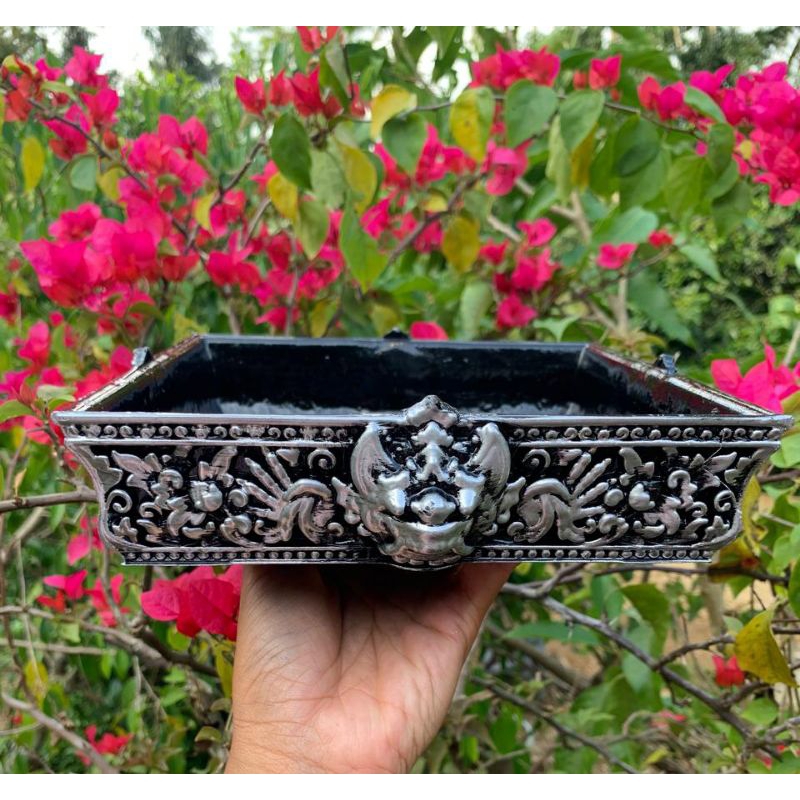 bokor sodan kotak, uk 20cm