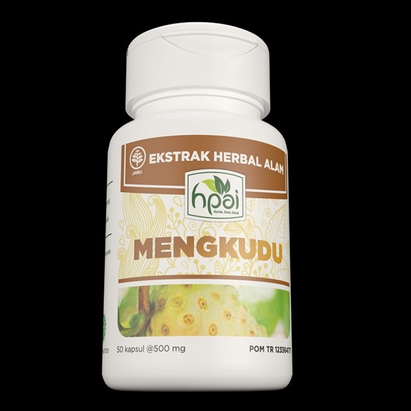 Mengkudu Kapsul HNI HPAI produk herbal yang terbuat dari ekstrak buah mengkudu pilihan