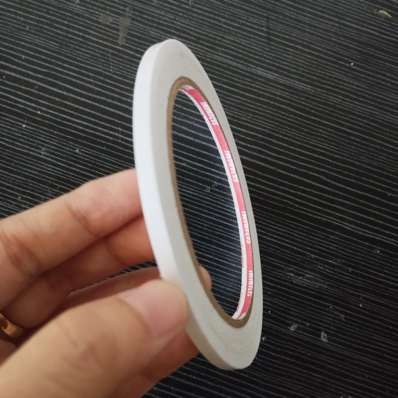 

Double Tape 4mm x 18meter | Double Tape Kertas Putih