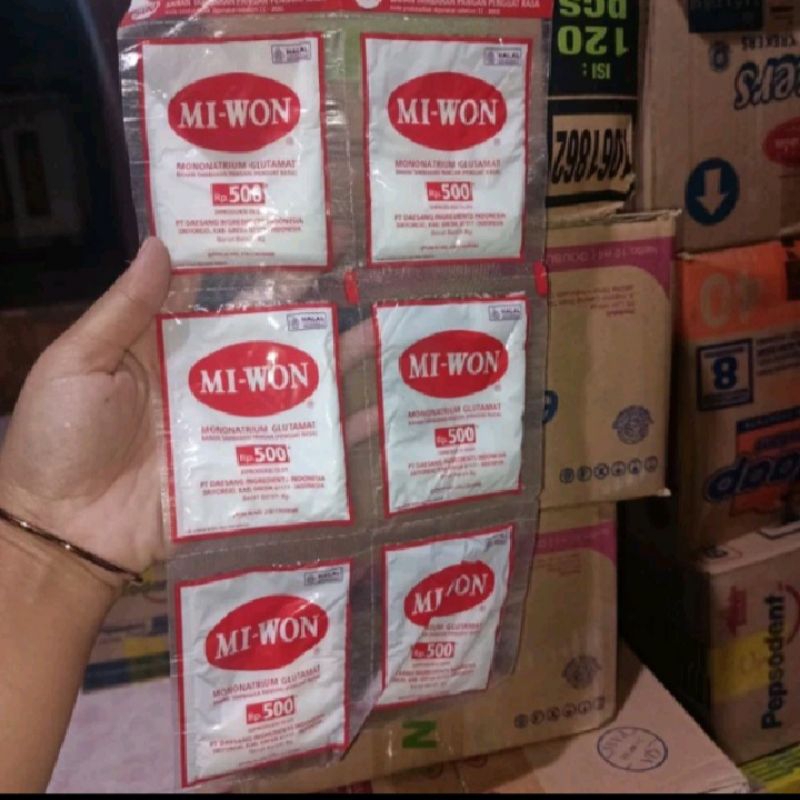 

miwon penguat rasa 8gram isi 6