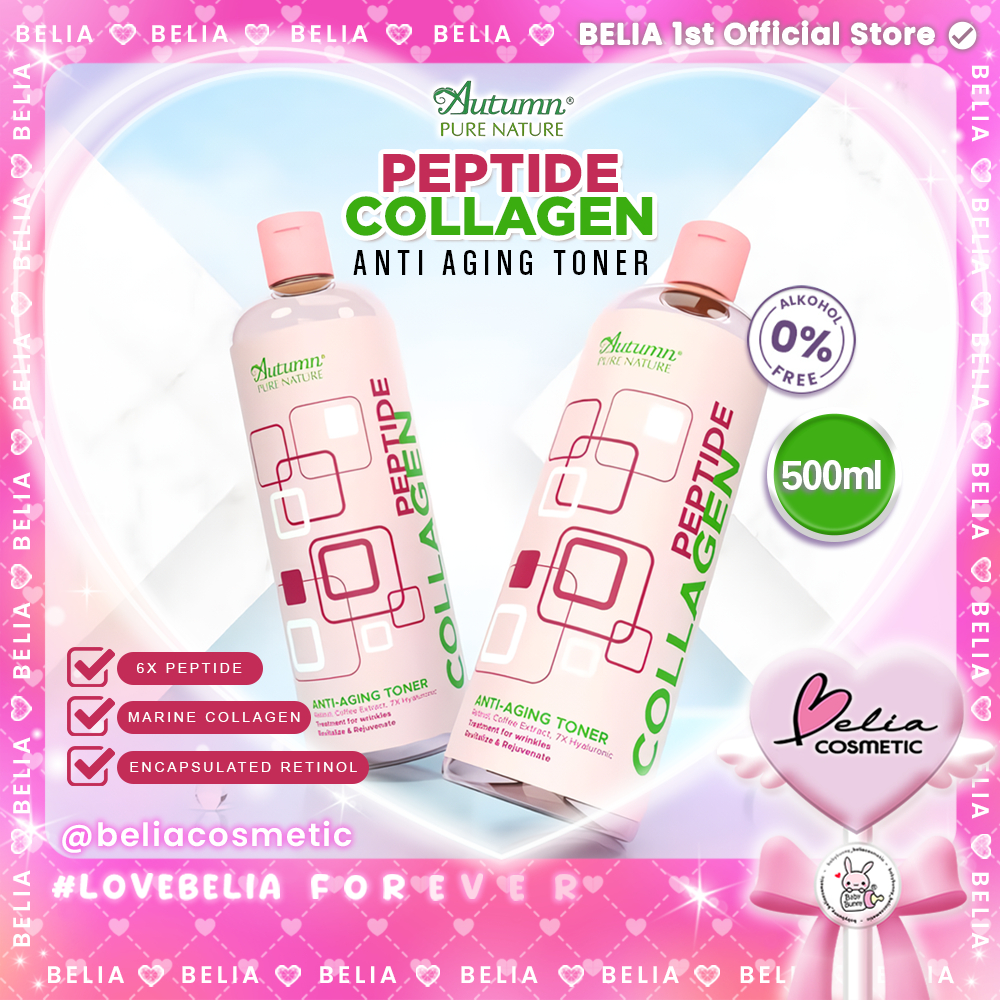 ❤ BELIA ❤ Autumn Peptide Collagen Anti-Aging Toner 500ml