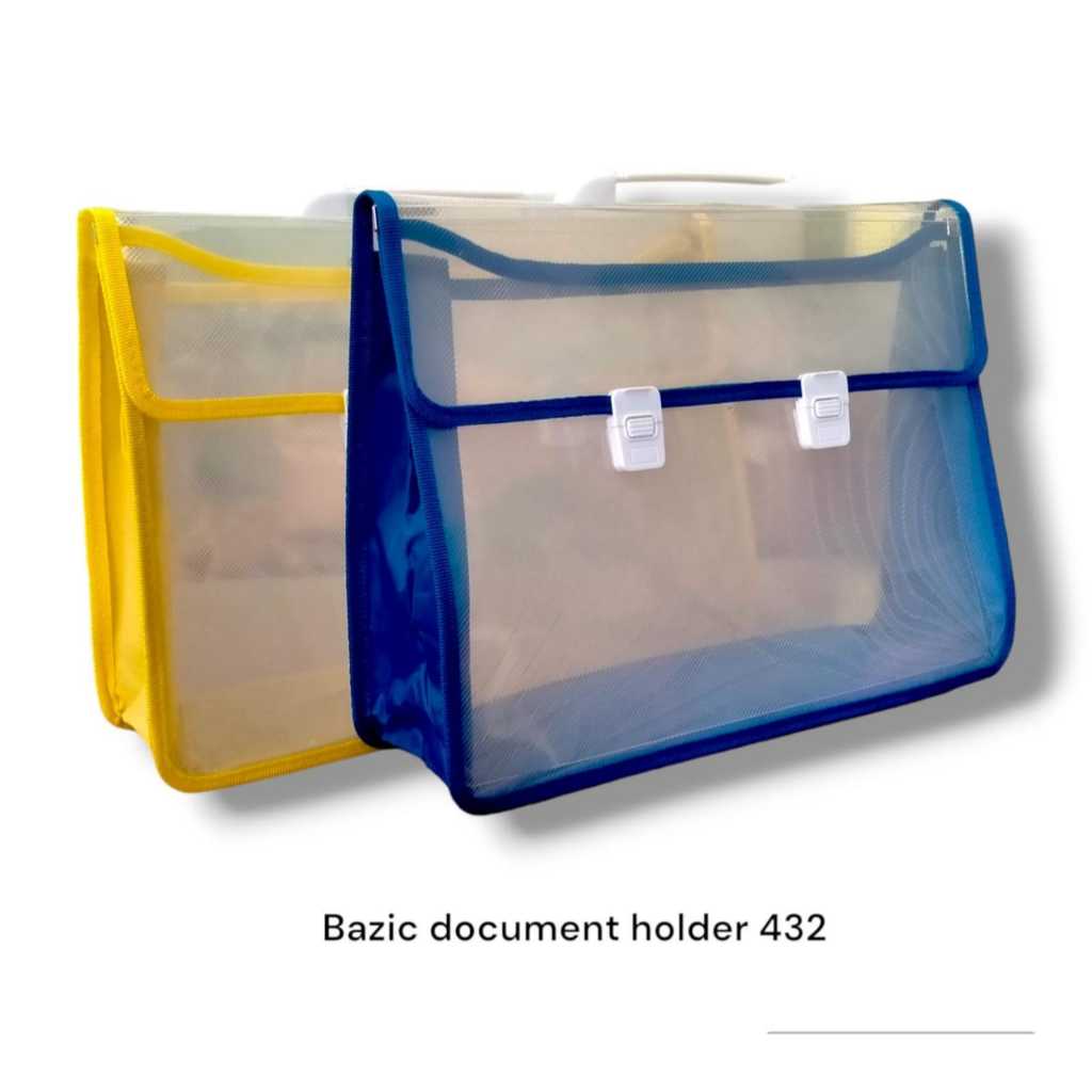 

Map Dokumen Tenteng Gagang School Bag Transparan Tas Jinjing Tebal Folio BAZIC 432