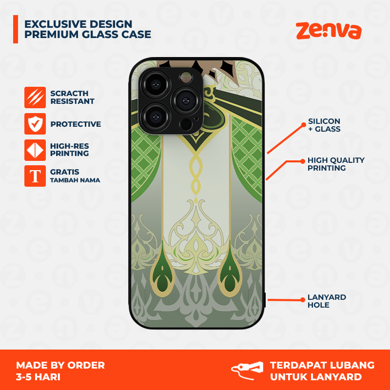 Genshin Impact Case Cosplay Nahida - Custom Phone Case Nahida Genshin Impact