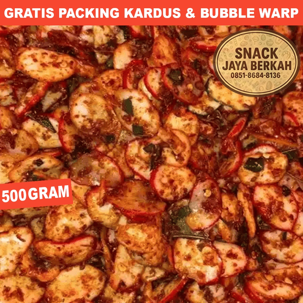

KERUPUK SEBLAK KENCUR PEDAS DAUN JERUK | KERUPUK SEBLAK CIKRUH | SEBLAK KERING KENCUR 500 GRAM