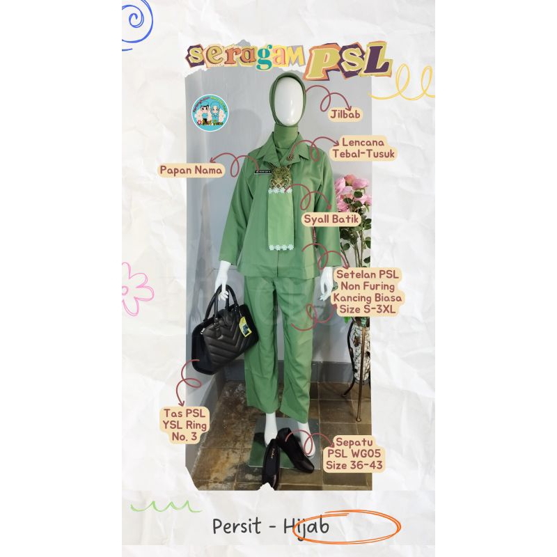 CELANA PSL PERSIT BAHAN SRITEX ROYAL UK S - XXXL