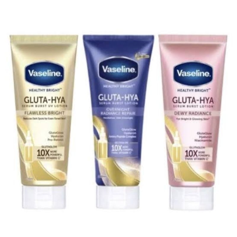 vaseline gluta hya dewi radiant/gold/night 200ml