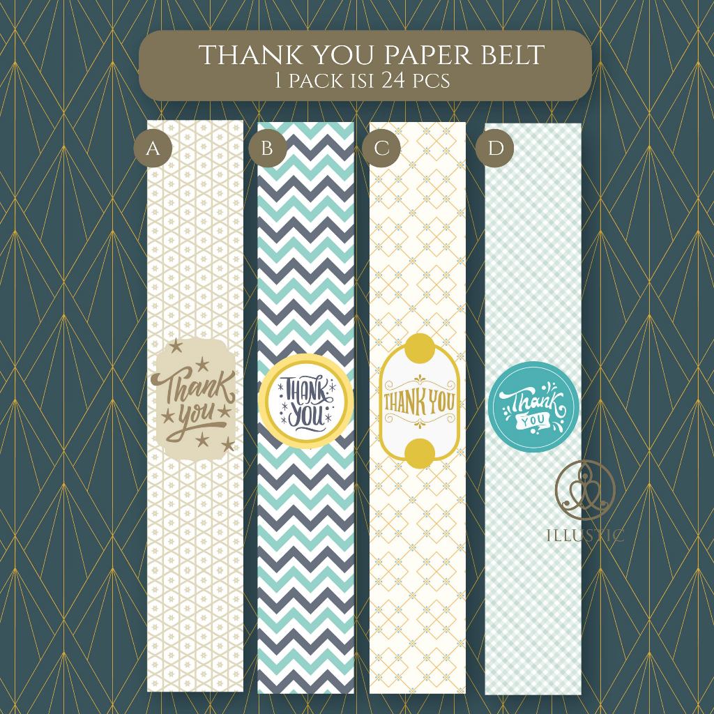 

Paper Belt Sleeve Terima Kasih Thank You (isi 24 pcs)